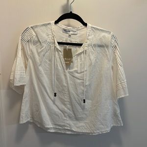 NEW! White, Madewell blouse!